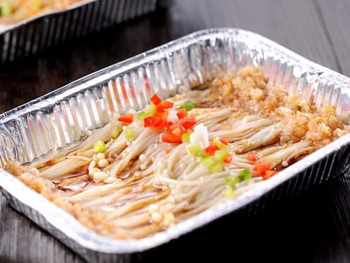 阜龙乡锡纸烤金针菇
